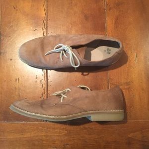 H&M Tan Suede Dress Shoes